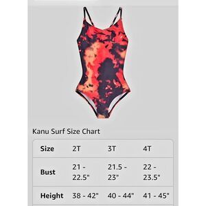 NWT KANU SURF GIRLS SWIMSUIT